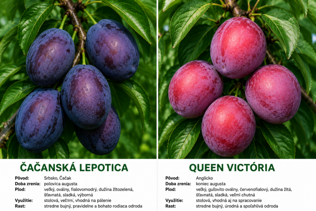 Slivka DUO - QUEEN VICTORIA + ČAČANSKÁ LEPOTICA